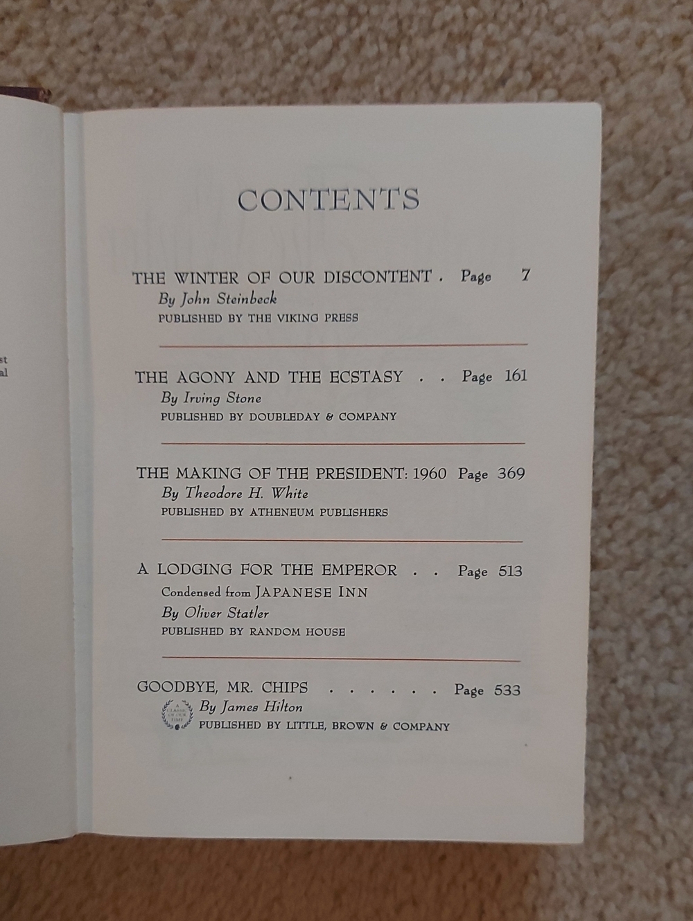 Reader's Digest Condensed Books Set 1958/1961 V1/V2/V3 - Picture 4 of 10